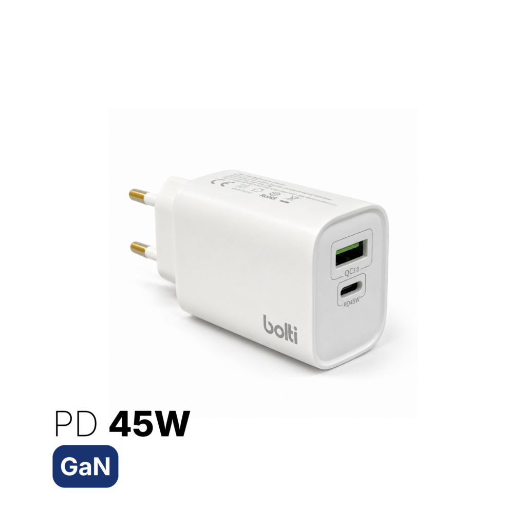 Cargador USB-C + USB-A 45 W